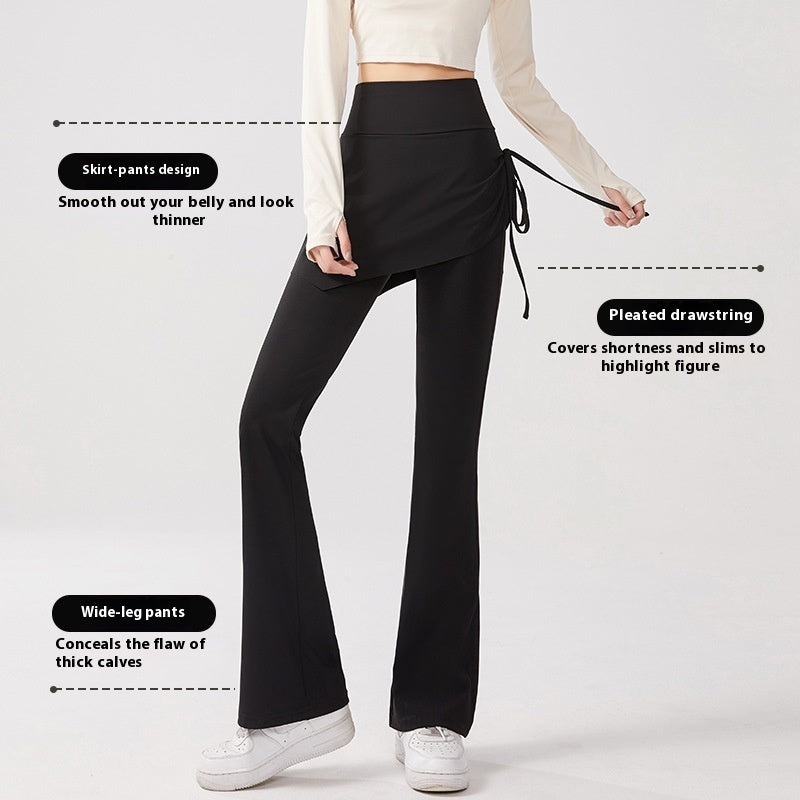 Fake Two-piece Skort High Waist Hip Lift Tight Anti-exposure